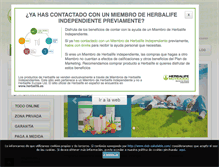 Tablet Screenshot of club-saludable.com